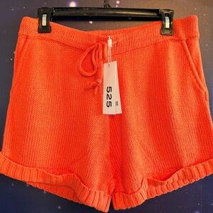 525 Tiger Lily Premium Cotton Knit Drawstring Shorts